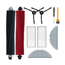 10PCS Compatible with S8 /S8 Pro Ultra /S8+ Vacuum Cleaner Parts Double Main Side Brushes Mop Cloths HEPA Filters