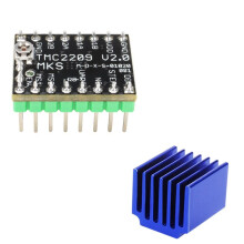 Dla MKS TMC2209 Sterownik Silnika Krokowego StepStick Części Drukarki 3D 2.0A UART Ultra Cichy Wymień TMC2208