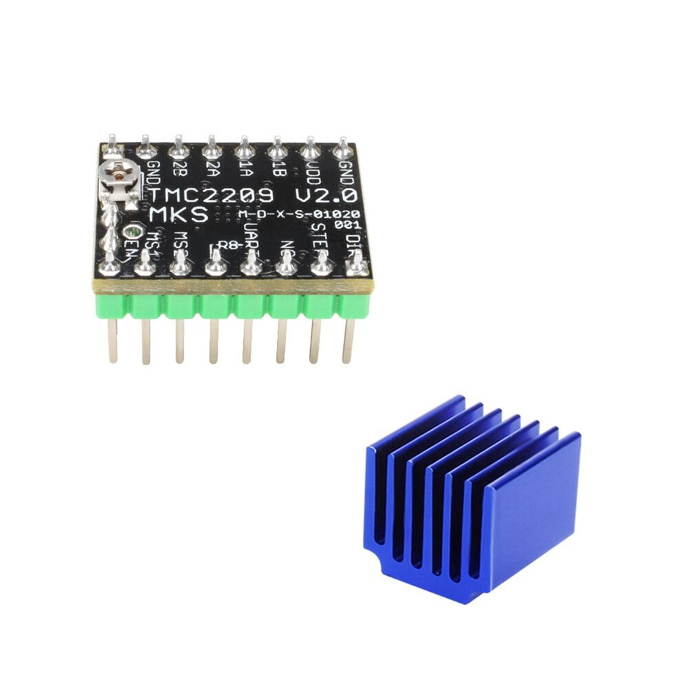 For Mks Tmc2209 Stepper Motor Driver Stepstick 3D Printer Parts 2.0A Uart Ultra Silent Replace Tmc2208 6032304902104