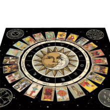Tarot Card Tablecloth, Fortune Telling Card Mat, Board Game Cloth Mat, Board Game Decoration Tableclot A