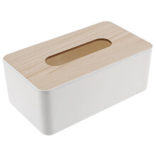 Scatola di Fazzoletti Coperchio nel Legno Scatola di Carta Igienica Scatola Porta Tovaglioli nel Legno Massello Scatola di Fazzoletti Semplice e Alla