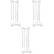 3Ensembles Support À Brochettes En Acier Inoxydable Multi-Usage Bbq