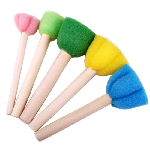 Estone Sponge Brushes for Drawing and Painting - 5 Pieces 1