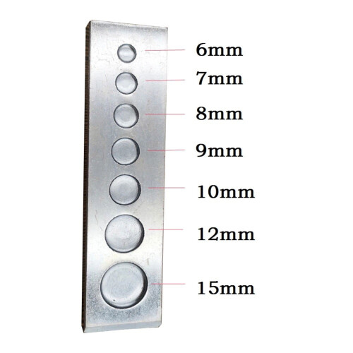 7-in-1 Leather Craft Rivet Setter with Bottom Plate Hole 1