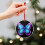 Butterfly Ornament Purple Blue Floral 2025 6