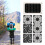Kit de ventilador con panel solar, 5W/6V, doble ventilador 8