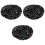 3 Pcs Sequined Beret Miss Sequins Colorful Cap Sparkly Shiny Hat 3