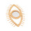 Lustro ścienne Rattan Eye 7