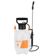 5L Garden Sprayer With Adjustable Nozzle, Clog-Free Performance Thanks To Built-In Filters, Translucent Tank For Easy Monitoring, Non-Slip Base For