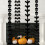 4-Pack Halloween Hanging Ornaments Non-Woven Black 4