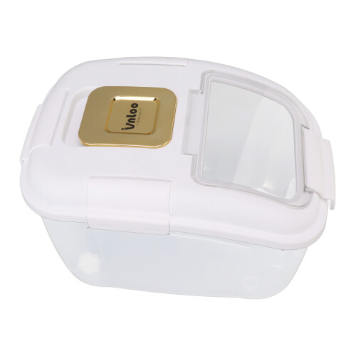 Rice Storage Box with Clear Lid and Airtight Seal