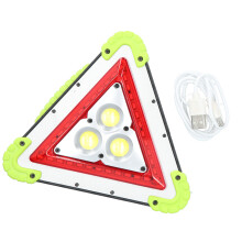 Multifunctionele, draagbare LED-werklamp met batterijvoeding en breed toepasbaar buitengebruik.
