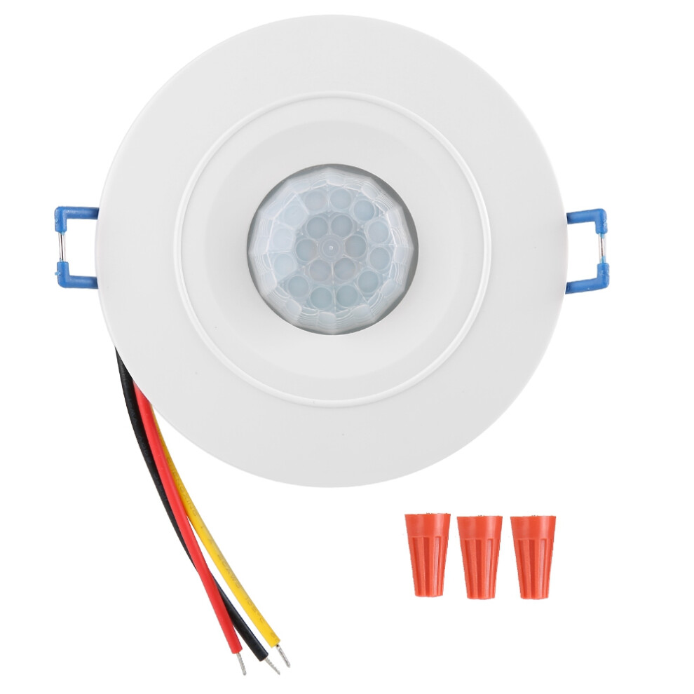 Infrared Induction Detector Motion Sensor Light Switch Pir Sensor Smart Detection Ceiling Mount Occupancy Sensor Time Delay Adjustable Ultra Slim 9448483209571
