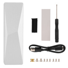 Metalowa obudowa M.2SSD, kompaktowa i przenośna, obudowa USB3.1Gen2NVMe z konstrukcją rozpraszającą ciepło, obsługuje funkcję OTG i jest