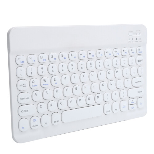 Compact Bluetooth Keyboard, Ergonomic Design & Optimal Key Spacing For Comfortable Typing, Portable Wireless Keyboard With Stable Bluetooth 1