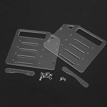 DIY-entusiast HDD-bur Transparent akrylfäste Lättviktsstöd i flera lager Snabbare värmeavledning Icke-ledande material Robust konstruktion