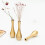 Copper Mini Vase Gold Finish 3