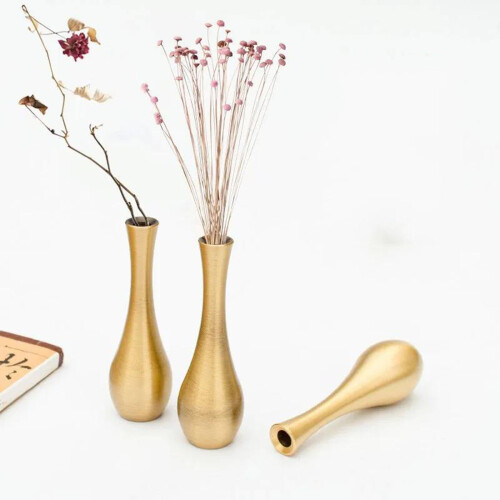 Copper Mini Vase Gold Finish 2