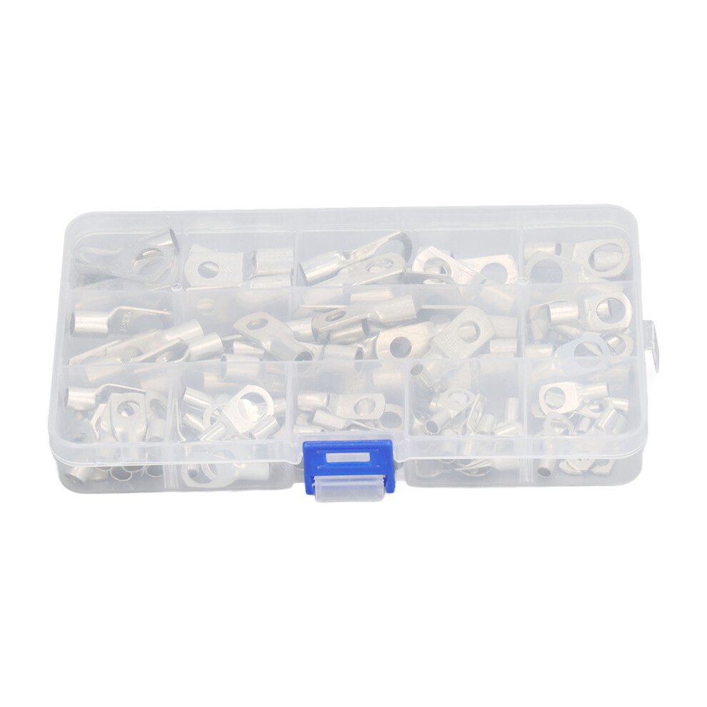220Pcs Copper Wire Lugs Heat Resistant Abs Ring Terminals For Solar System 7891389961494