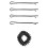Hair Bun Maker Styling Disk 4 or 9 pcs 3 types 4