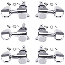 NATUCE 6PCS 3L3R Acoustic Guitar Tuning Pegs Machine Head Tuners