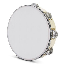 Flexzion Wood Handheld Tambourine