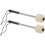 POFET 2pcs Bass Drum Mallet Drum Stick with Wool Felt Head Percussion 1