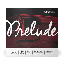 D'Addario J1012 1/4M Prelude 1/4 Scale Medium Tension Single D String