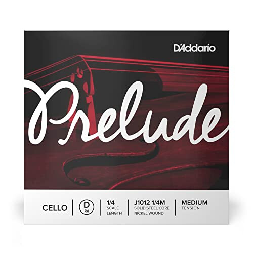 D'Addario J1012 1/4M Prelude 1/4 Scale Medium Tension Single D String