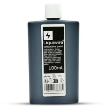 Liquiwire Electrically Conductive Paint 100ml - Water-Based Carbon Coating