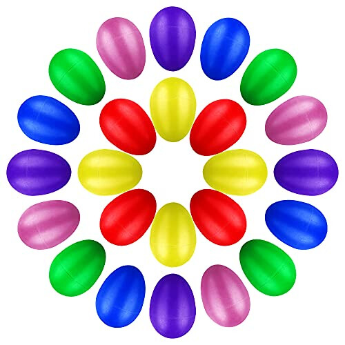 24 Pieces Musical Eggs Shakers