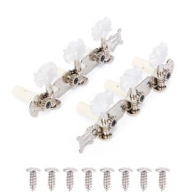 Classical Guitar String Tuning Pegs Silver Guitar Machine Heads Set 3L 3R