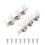 Classical Guitar String Tuning Pegs Silver Guitar Machine Heads Set 3L 3R 1