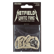 Dunlop Picks PH122P1.0 - Hetfield White Fang Flow 1.00mm - Players Pack 6