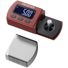 Proster Digital Turntable Stylus Weight Gauge Tracking Force Gauge 0.01g/5g Nonmagnetic Cartridge Scales with LCD Backlight and 5g Calibration 4 Spar