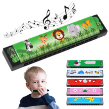 OFFCUP Blues Harmonica Set - 6pcs 20 Tunes Cartoon Harp