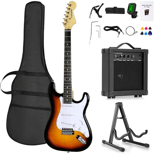 Display4top Full-Size Electric Guitar Most complete Beginner Super Kit