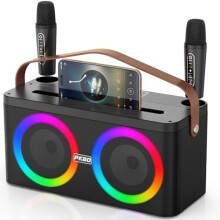 PKBD Karaoke Machine with Phone/Pad Holder