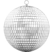 Devan 20CM Silver Mirror Ball - Disco Party Hanging Decorative Item