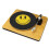 Smiley Face Record Player Slip Mat Turn Table DJ Slip Mat (Small 7") 1