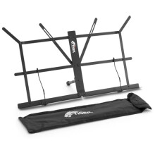 TIGER MUS25-BK Desktop Sheet Music Stand - Collapsible Tabletop Music