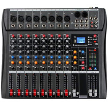 Depusheng DA8 DJ Mixer Sound Board Console 8 Channel Desk System Interface