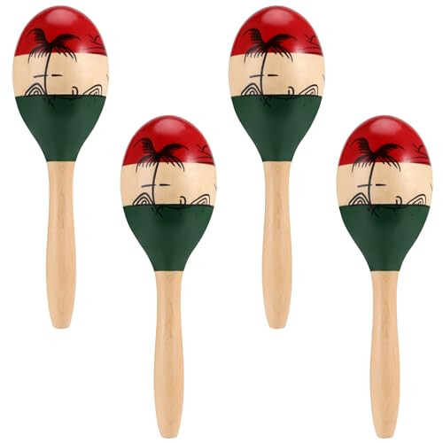 MOUYAT 4 Pcs Maracas Instrument