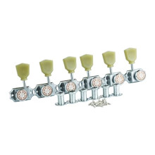 Guyker 6Pcs Guitar Locking String Tuning Pegs (3R + 3L) - 1:15 Vintage