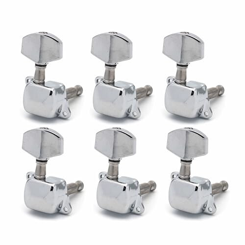 6R Semi-Closed Guitar Tuners String Tuning Pegs Keys Machine Heads Set