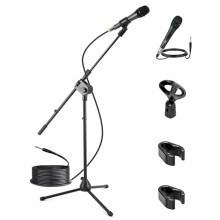 Pyle Dynamic Microphone with Adjustable Tripod Floor Stand