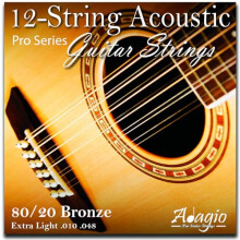 Adagio Pro 12-String Acoustic Guitar Strings (12 String) - Bronze 80/20