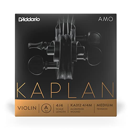 D'Addario Kaplan Amo Violin String - Single A String - KA312 4/4M - Violin