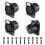 KUOQIY 4 PCS 3-Pin XLR Panel Mount Audio Adapter 1