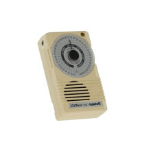 Wittner Taktell Quartz QM 2 Series 861 - Ivoorkleurige kunststof